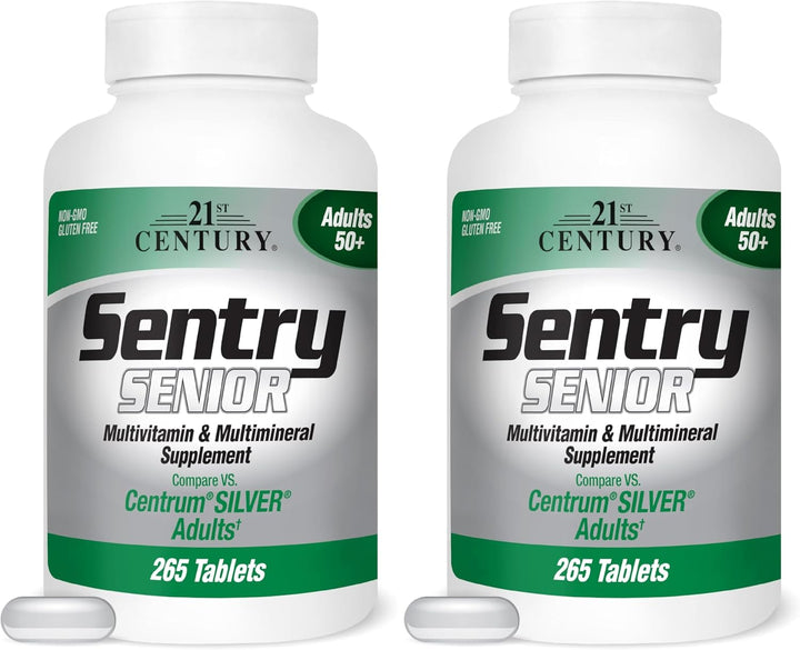 21st Century Sentry - Tabletas para personas mayores, 265 unidades...