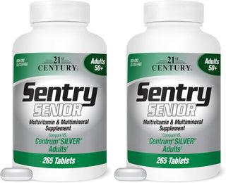 21st Century Sentry - Tabletas para personas mayores, 265 unidades...