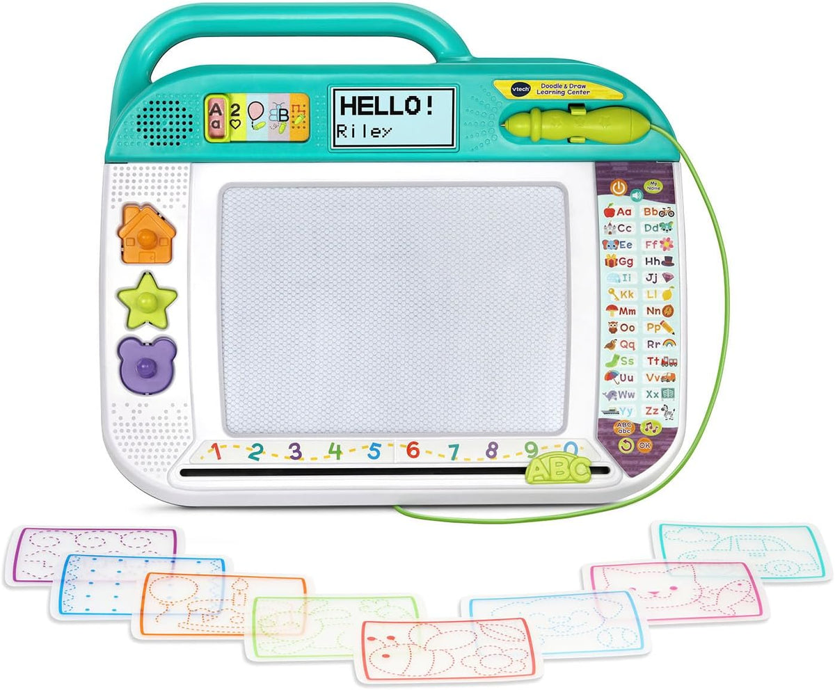 VTech Centro de aprendizaje Doodle and Draw con plantillas y sellos para niños