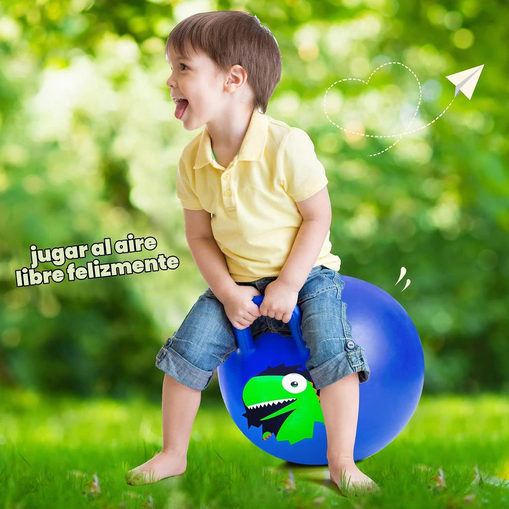 Hopper Ball para niños 3-8, pelota saltarina de 18 in con asa, Hippity Hop