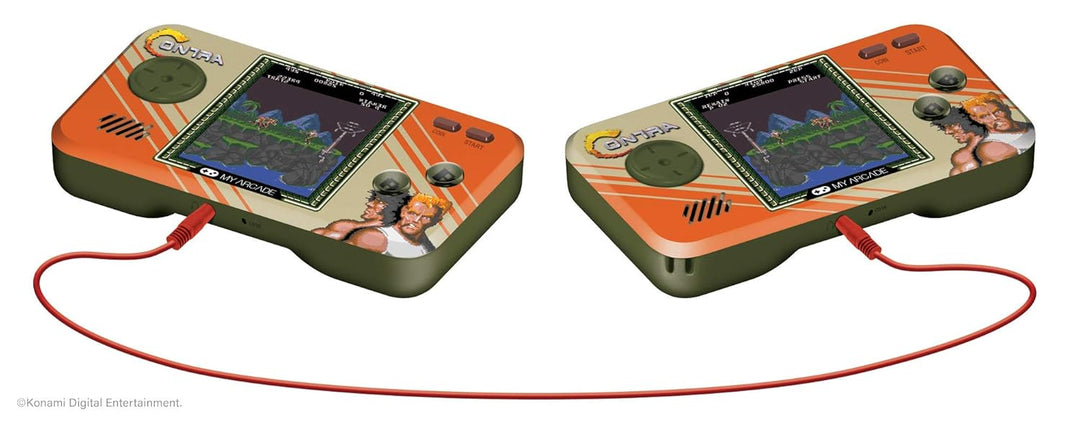 My Arcade Contra Pocket Player 2 en 1, Contra y Super Contra, enlac...