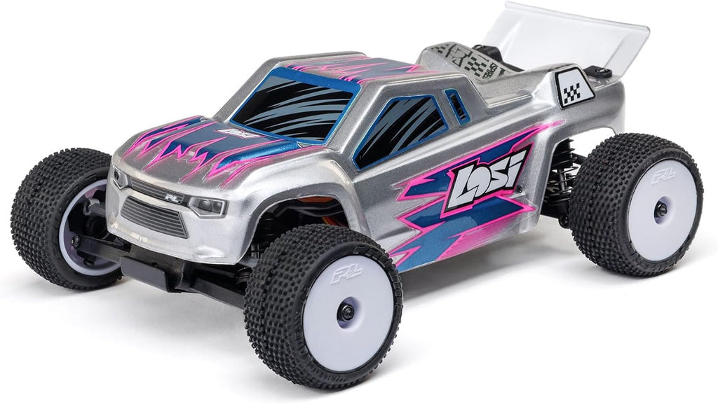 Losi Micro-T 1/28 2 Wheel Drive Silver RTR LOS-1392T2
