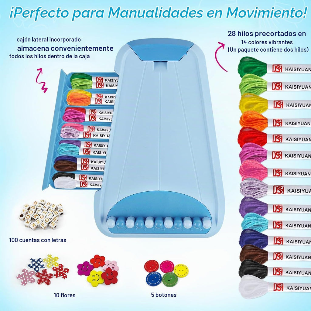CEUCAL Kit de fabricación de pulseras para niñas de 8 a 12 años - Kit de