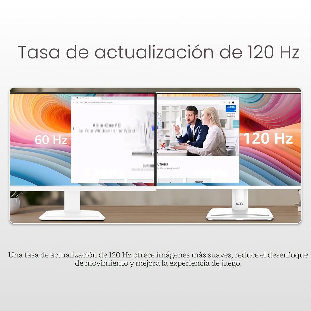 MSI PRO MP251W E2 - Monitor de oficina para juegos IPS 1920 x 1080...