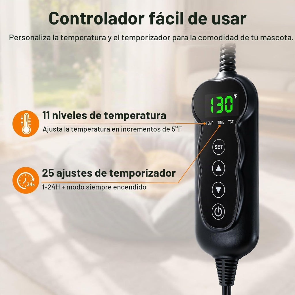 Camas térmicas para gatos de interior y perros pequeños, cama suave