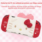 Kuitmor Funda Protectora de Peluche para Switch 2, Funda de PC Rígida Kawaii de Ajuste Estrecho Compatible con la Consola de Juego Switch 2025 y el Control de Joystick - HLK