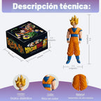 Juego de figuras de acción de superhéroes de anime, figuras de guer...