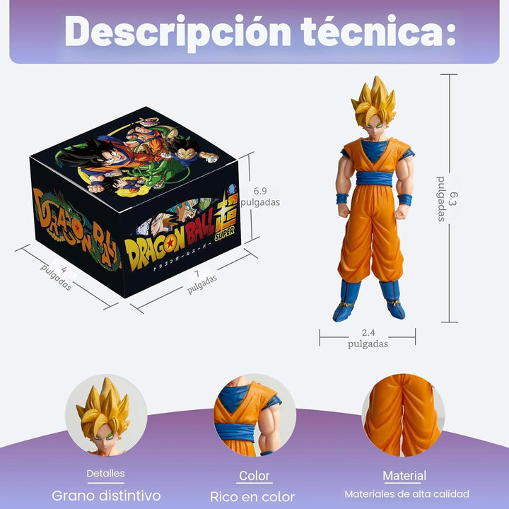 Juego de figuras de acción de superhéroes de anime, figuras de guer...