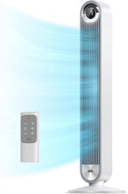 DREO Ventilador de torre para dormitorio, velocidad CC mejorada de...