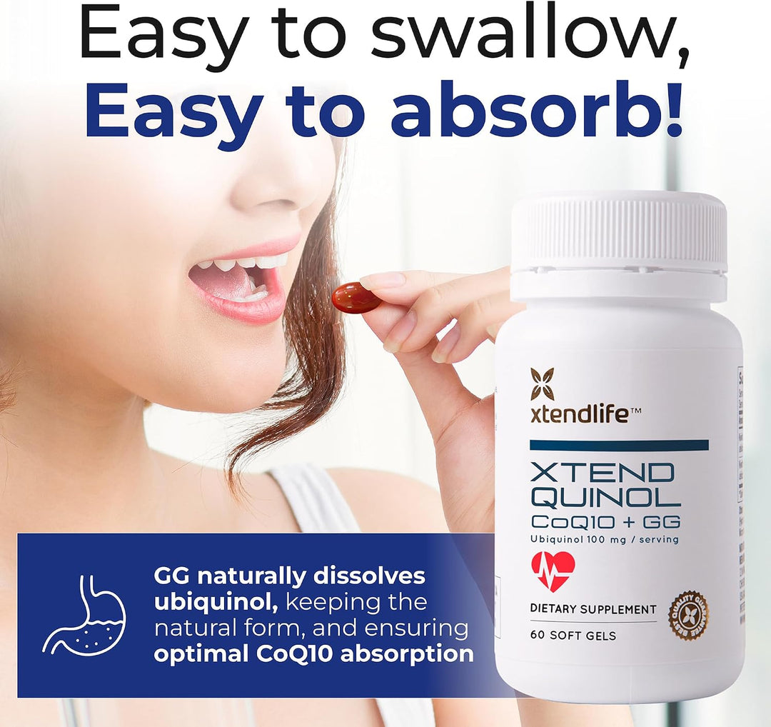 Xtendlife Xtend-Quinol CoQ10 Suplemento de ubiquinol para la salud...