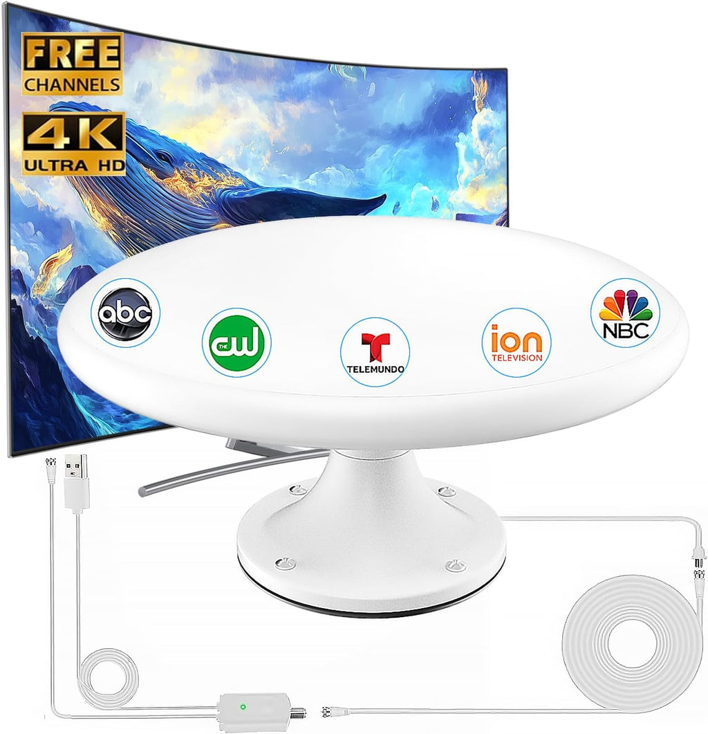 Antena de TV RV al aire libre para cámper, antena digital RV montaje en