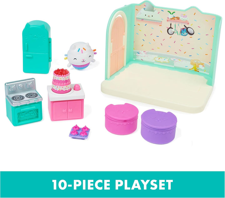 Gabby's Dollhouse, Bakey with Cakey Kitchen con figura y 3 acce...