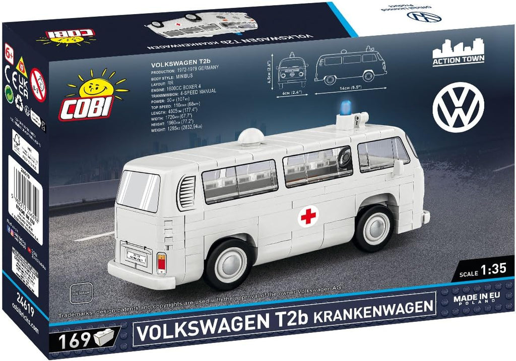 COBI Action Town Volkswagen T2B Krankenwagen Vehículo