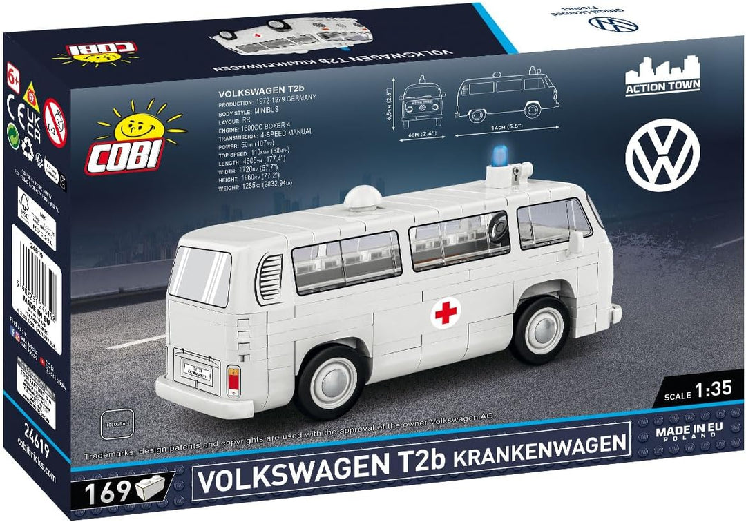 COBI Action Town Volkswagen T2B Krankenwagen Vehículo