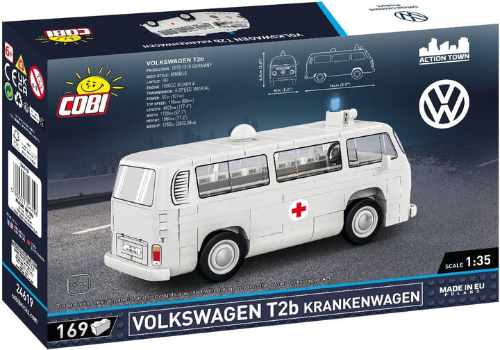 COBI Action Town Volkswagen T2B Krankenwagen Vehículo