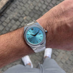 PIERRE RICHARDSON PR5428 Reloj de lujo para hombre – Movimiento de cuarzo japonés, acero inoxidable, 41mm, 5ATM resistente al agua, cristal de zafiro resistente a los arañazos – Reloj de vestir