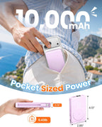 Cargador portátil magnético 10000mAh para MagSafe Power Bank integrado