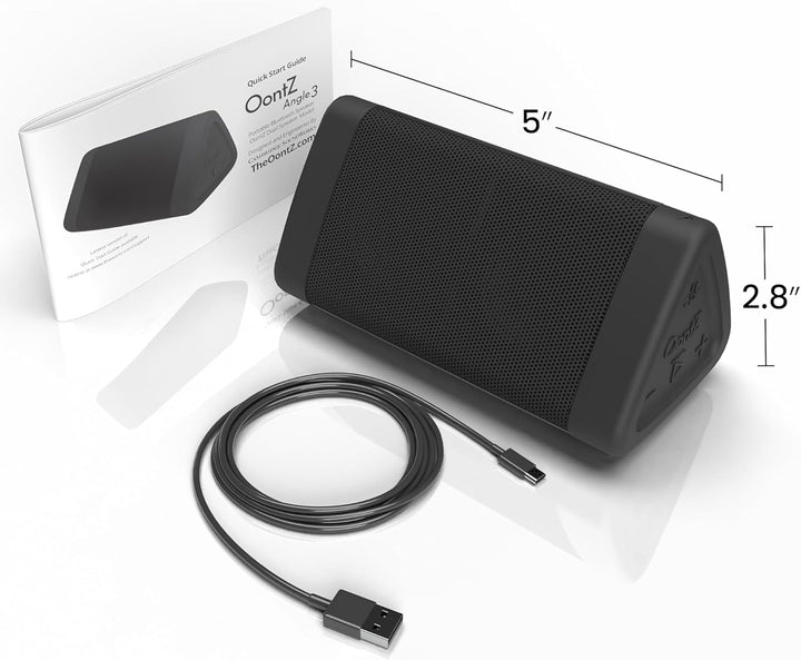 OontZ Angle 3 Altavoces Bluetooth Portátiles Paquete de 2, Altavoce...