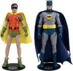 McFarlane Toys -DC Multiverse Batman y Robin (Serie de TV clásica de Batman) 7 pulgadas, paquete de 2 figuras de acción McFarlane Edición Coleccionista #5