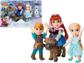 Disney Frozen Deluxe - Set de regalo de muñecas pequeñas, incluye a Anna, Elsa, Kristoff, Sven y Olaf. Las muñecas miden aproximadamente 15 cm de alto - ¡Perfecto para cualquier fan de Frozen!