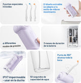 usmile C10 - Irrigador de agua portátil para viajes, batería de 95...