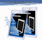 50 tarjeteros magnéticos acrílicos de 130 Pt, protectores de tarjetas de un