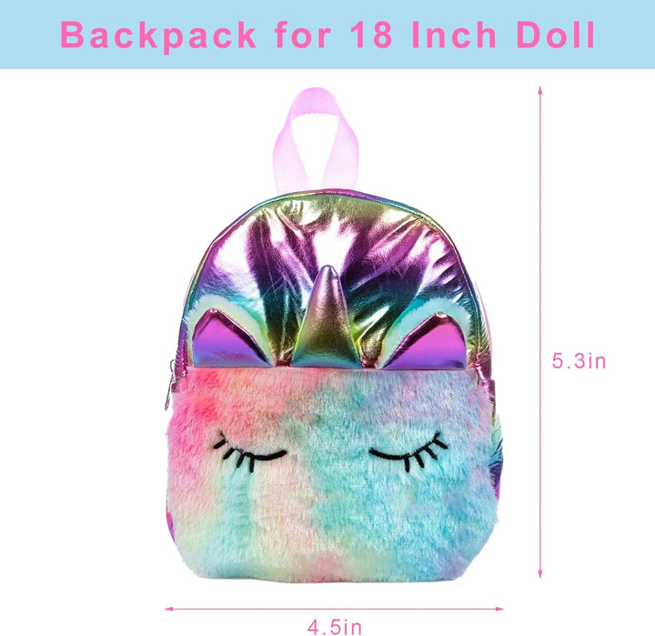 DONTNO Accesorios para muñecas americanas de 18 pulgadas, lindo set...