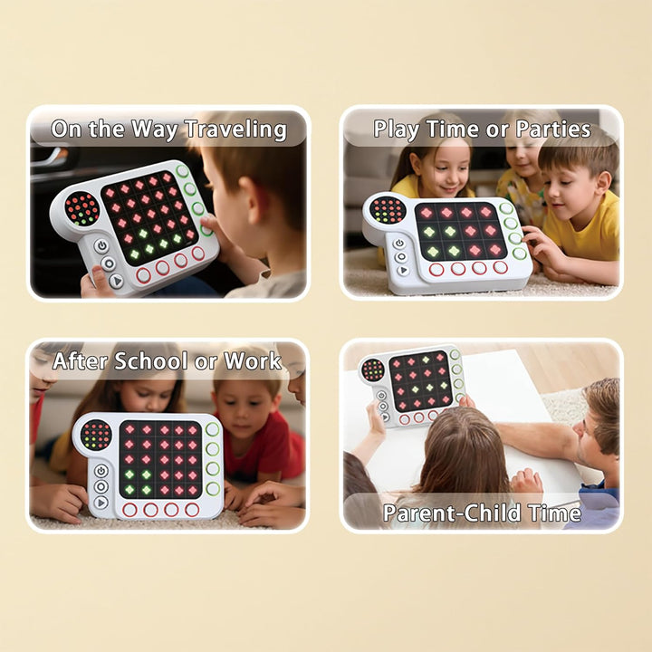 Juego cerebral electrónico recargable con 300 desafíos originales,...