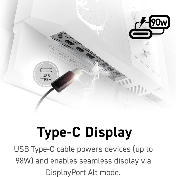 MSI MPG 321URXW QD-OLED - Monitor de computadora 32 pulgadas 3840 x...