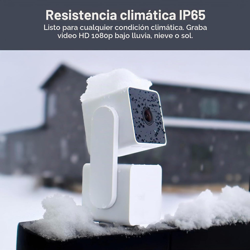 WYZE Cam Pan v3, cámara de seguridad para interiores y exteriores con