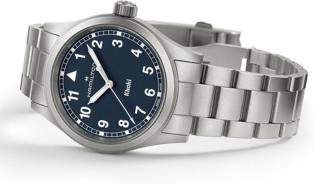 Reloj para hombre Hamilton Khaki Field Khaki Quartz, caja de acero inoxidable de 38 mm