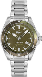 Lacoste Mainsail - Reloj automático para hombre, pulsera de acero inoxidable, clásico, elegante Timepice, regalo para él