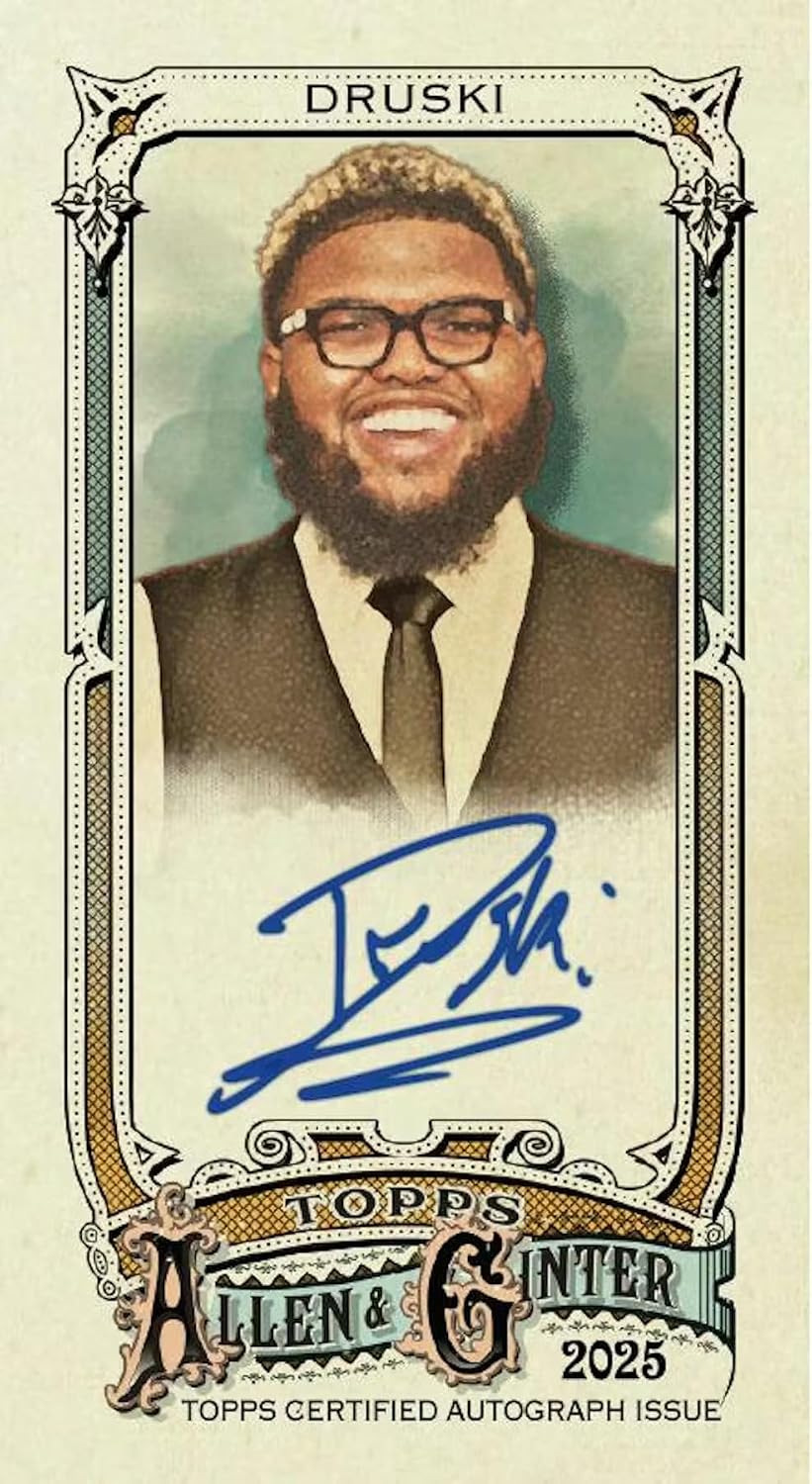 Topps 2025 Allen & Ginter - Caja de béisbol Blaster Value de 8 paquetes