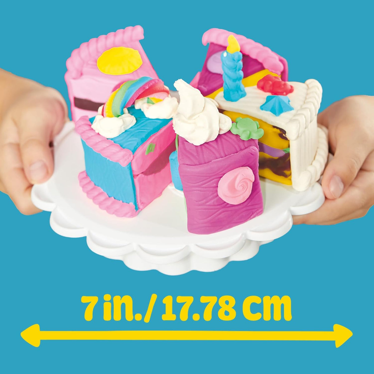 Play-Doh Super Slice Cake Playset horno de juguete con