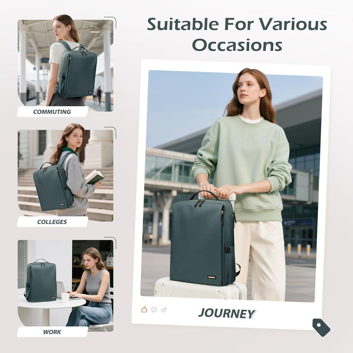 GOLF SUPAGS - Mochila elegante para laptop para mujer, mochila para...