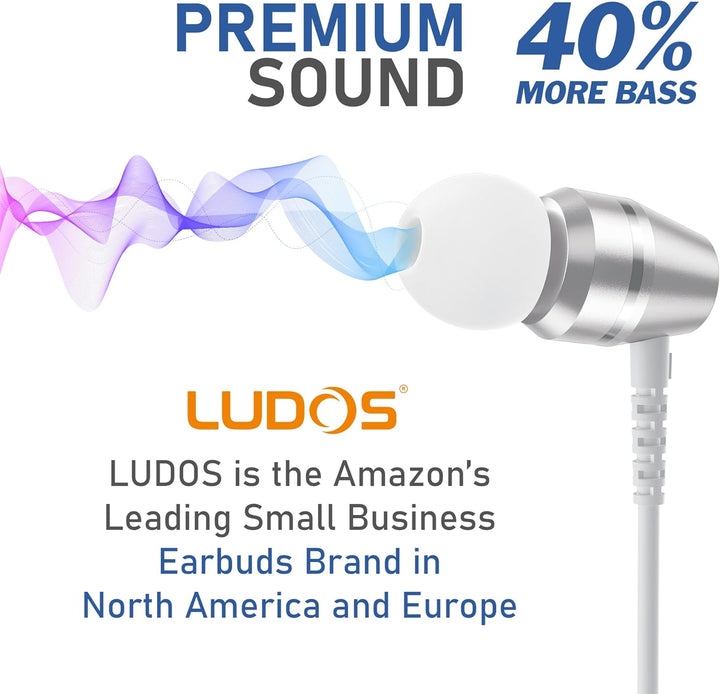 LUDOS OMNITONE - Auriculares USB C para iPhone 16 15 Pro Max Plus i...