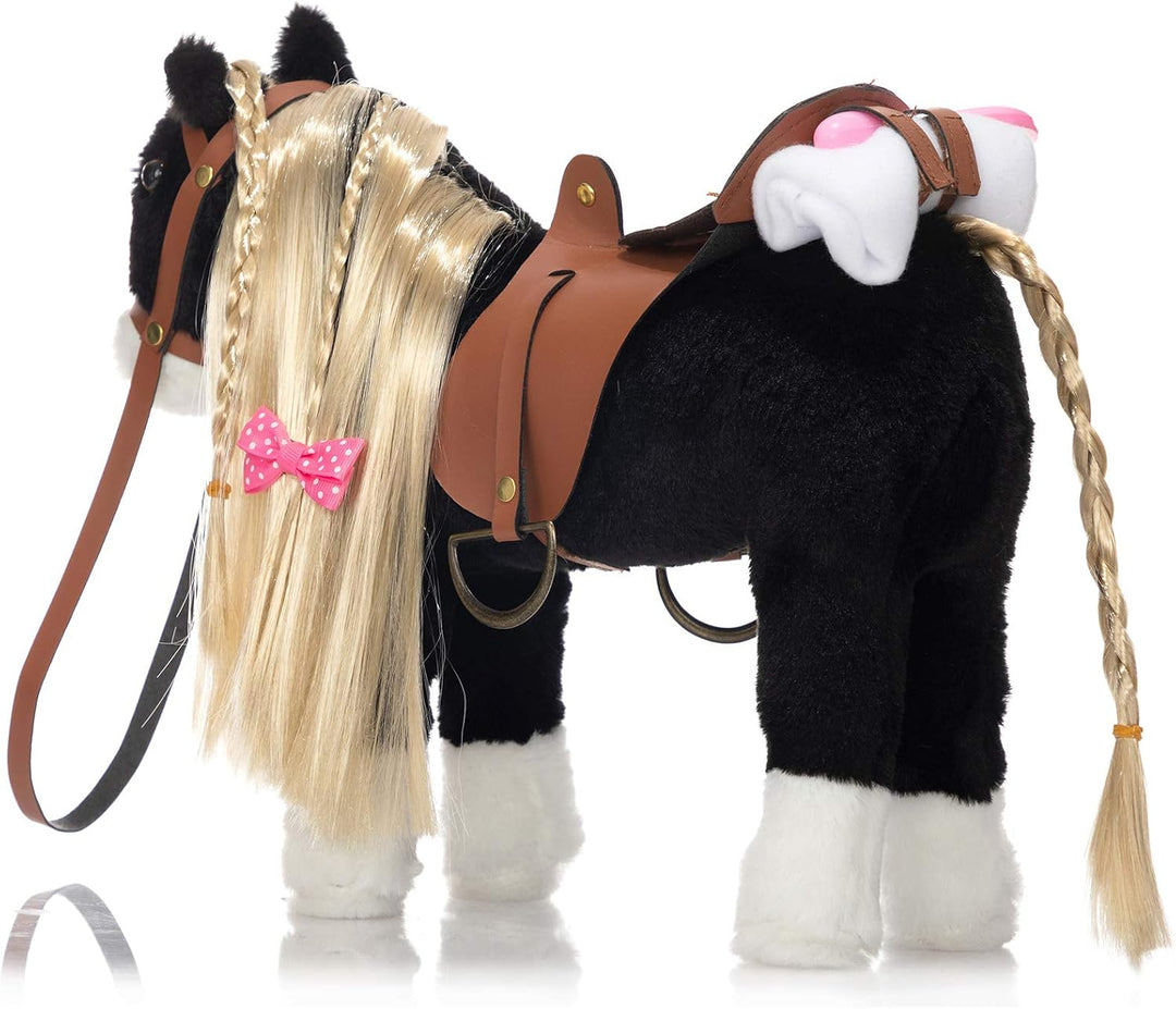 HollyHOME Caballo de Peluche Bonito Juguetes de Peluche, Pretensión...