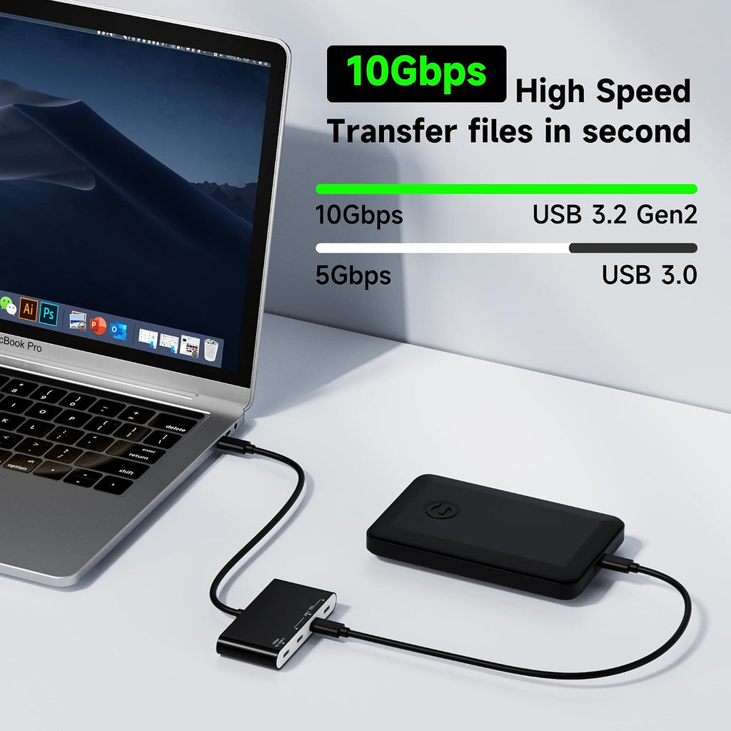 Diliichar, hub USB de 4 puertos