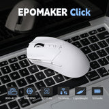 EPOMAKER Click Gaming Mouse inalámbrico 2.4Ghz\/BT\/Type-C, 800 a 4...