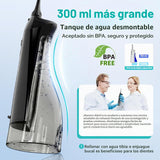 COSLUS Paquete de 2 Irrigadores Dentales Inalámbricos con Embalaje...