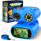Microscopio y telescopio 2 en 1 para niños, juguete educativo STEM