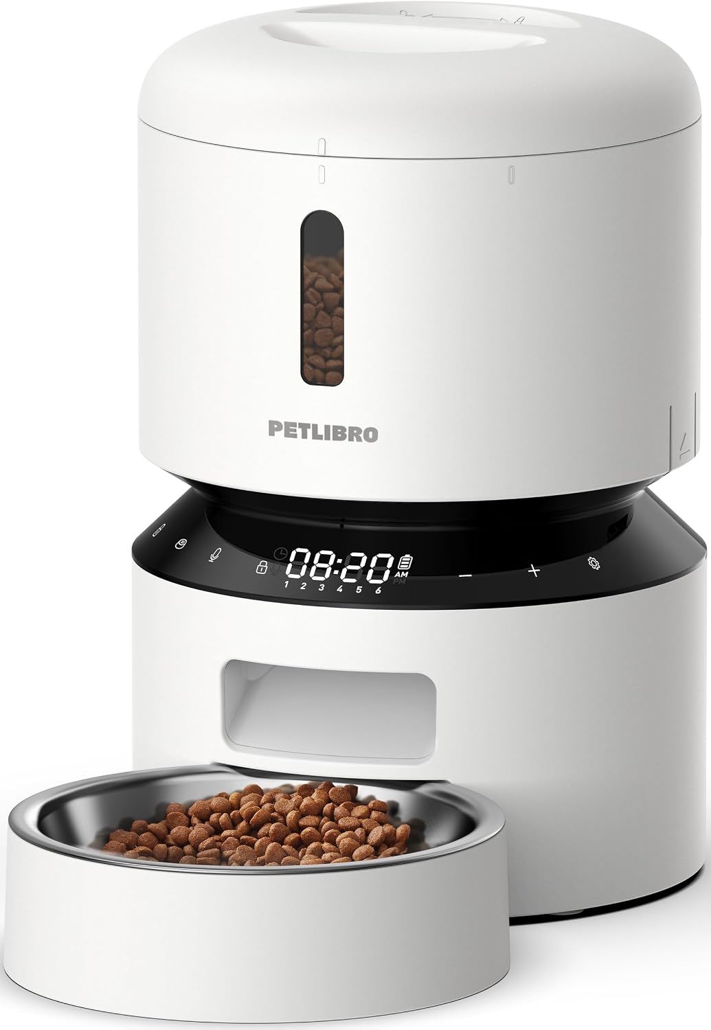 PETLIBRO Comedero automático para gatos, dispensador programable de alimentos para mascotas de 3 litros con preservación de frescura, control de porciones cronometrado