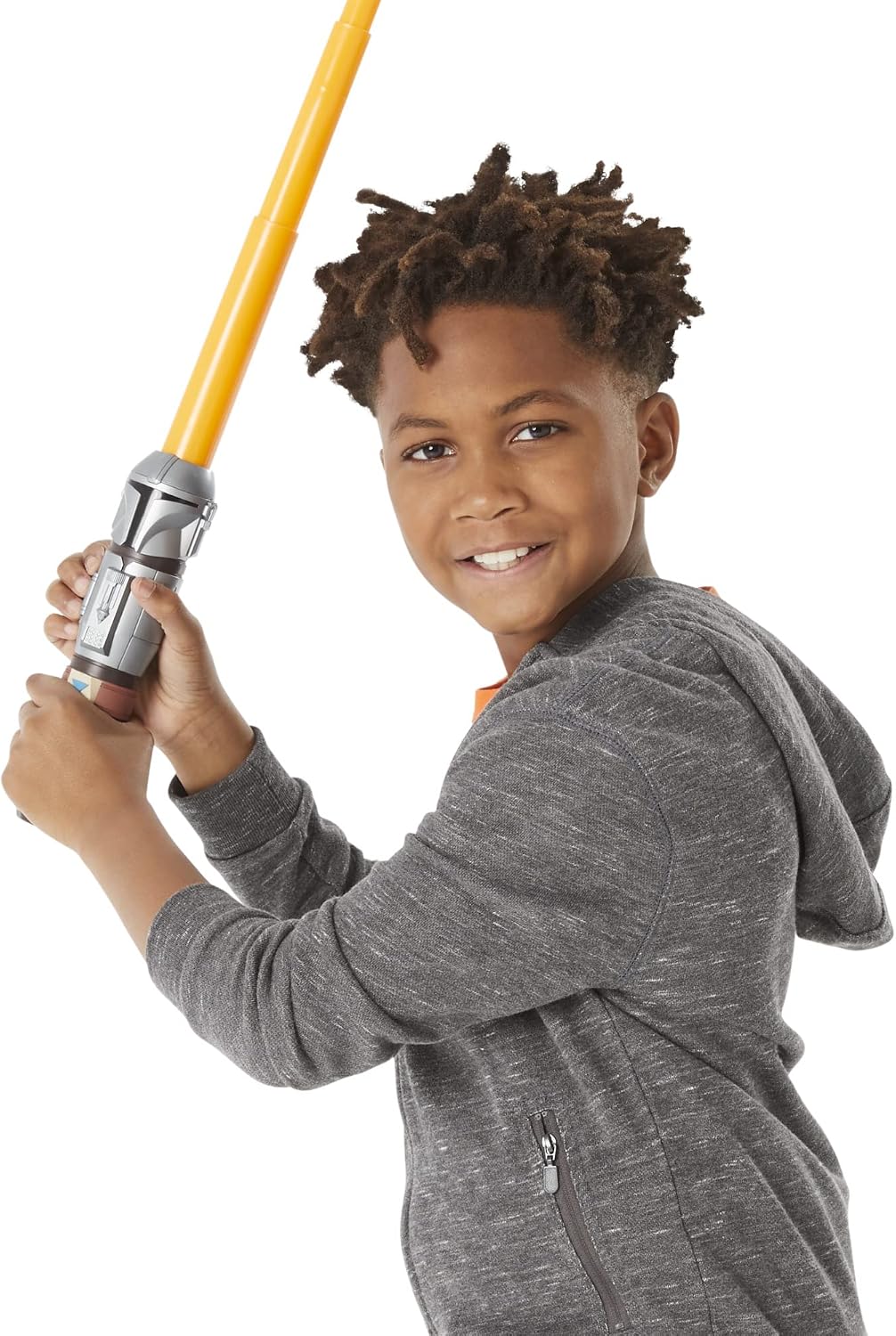 STAR WARS Escuadrón de sables de luz de 3 unidades, sables de luz de The Mandalorian, Ahsoka y Darth Vader, juguetes para niños y niñas de 4 años (exclusivo de Amazon)