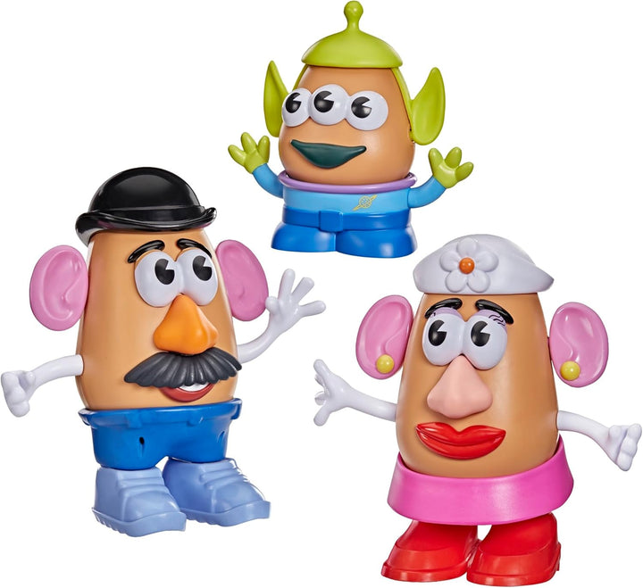 Potato Head Toy Story Yam Fam Set con Mr, Mrs. y Alien Tot, juguete...