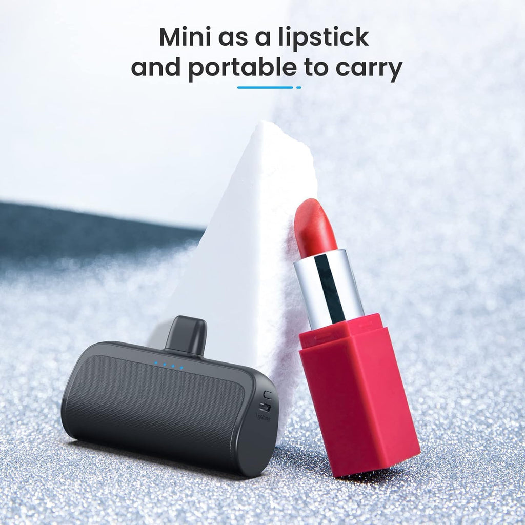 [Paquete de 2] Mini cargador portátil para iPhone, 5200 mAh