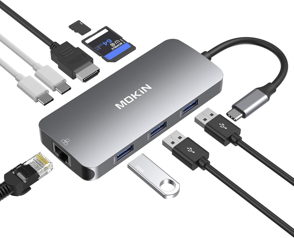 MOKiN, UC0501, hub USB de 3 puertos