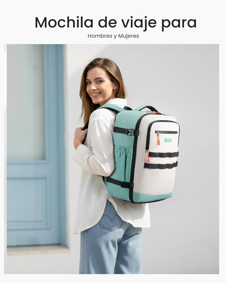 LOVEVOOK Mochila de viaje de 40L para mujeres y hombres, mochila de...