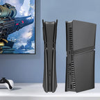 Placas de cubierta para PS5 Pro Digital Edition, accesorios de placas frontales mate compatibles con consola PlayStation 5 Pro, carcasa lateral de repuesto ABS (negro)