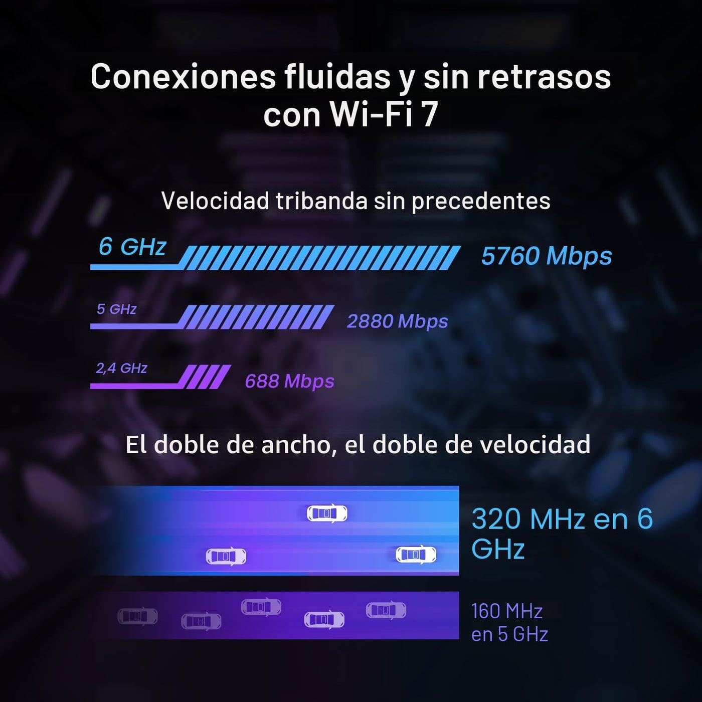 TP-Link Tarjeta WiFi 7 BE9300 PCIe WiFi para PC de escritorio | Tar...