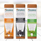 Himalaya Botanique Whitening Pasta de dientes antiplaca con carbón y aceite de semilla, 4 Ounce